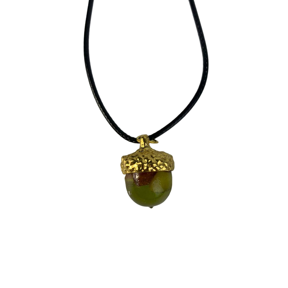 Acorn Baltic Amber Choker Necklace by KIZIMA