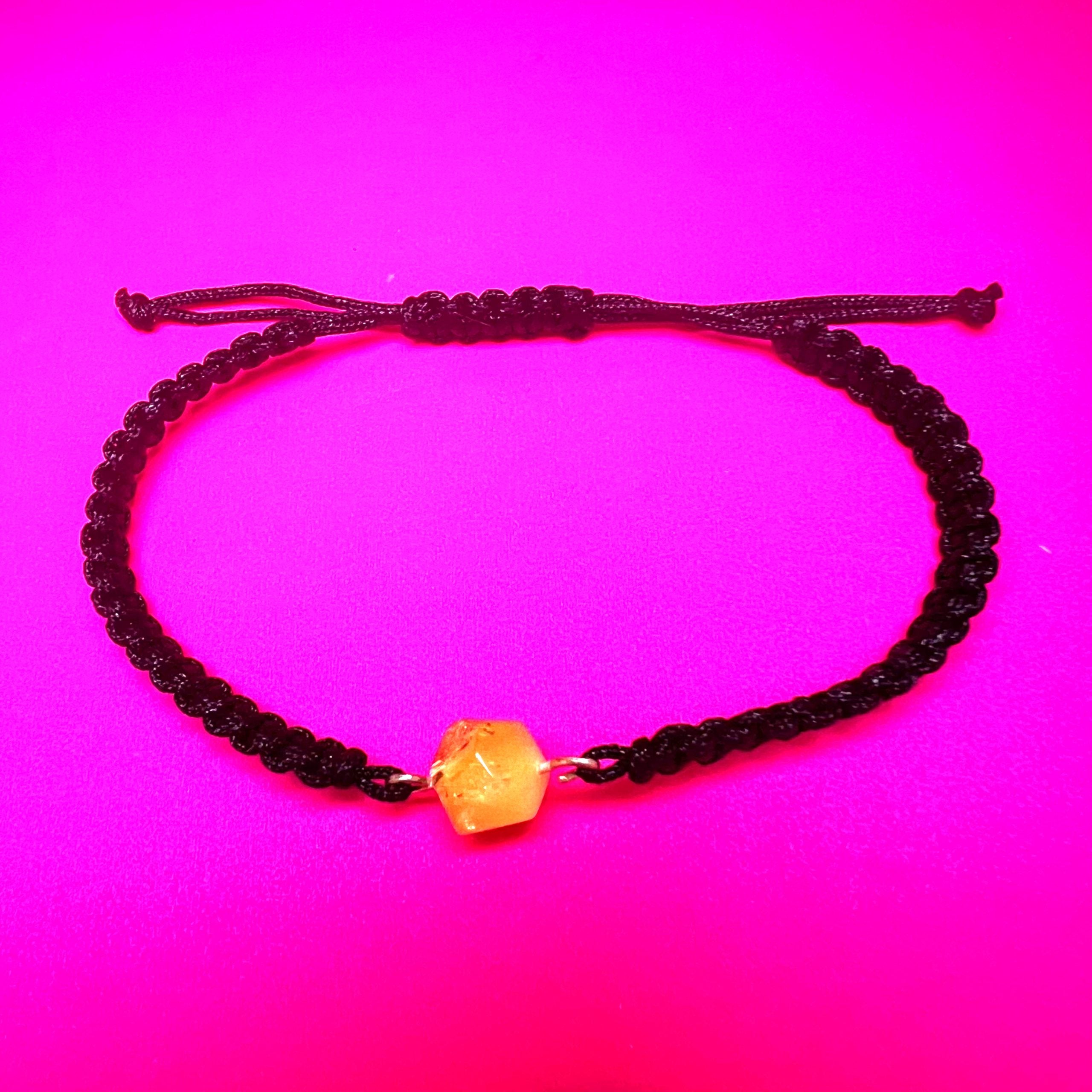 Bracelet réglable en ambre de la Baltique fait à la main USA KIZIMA