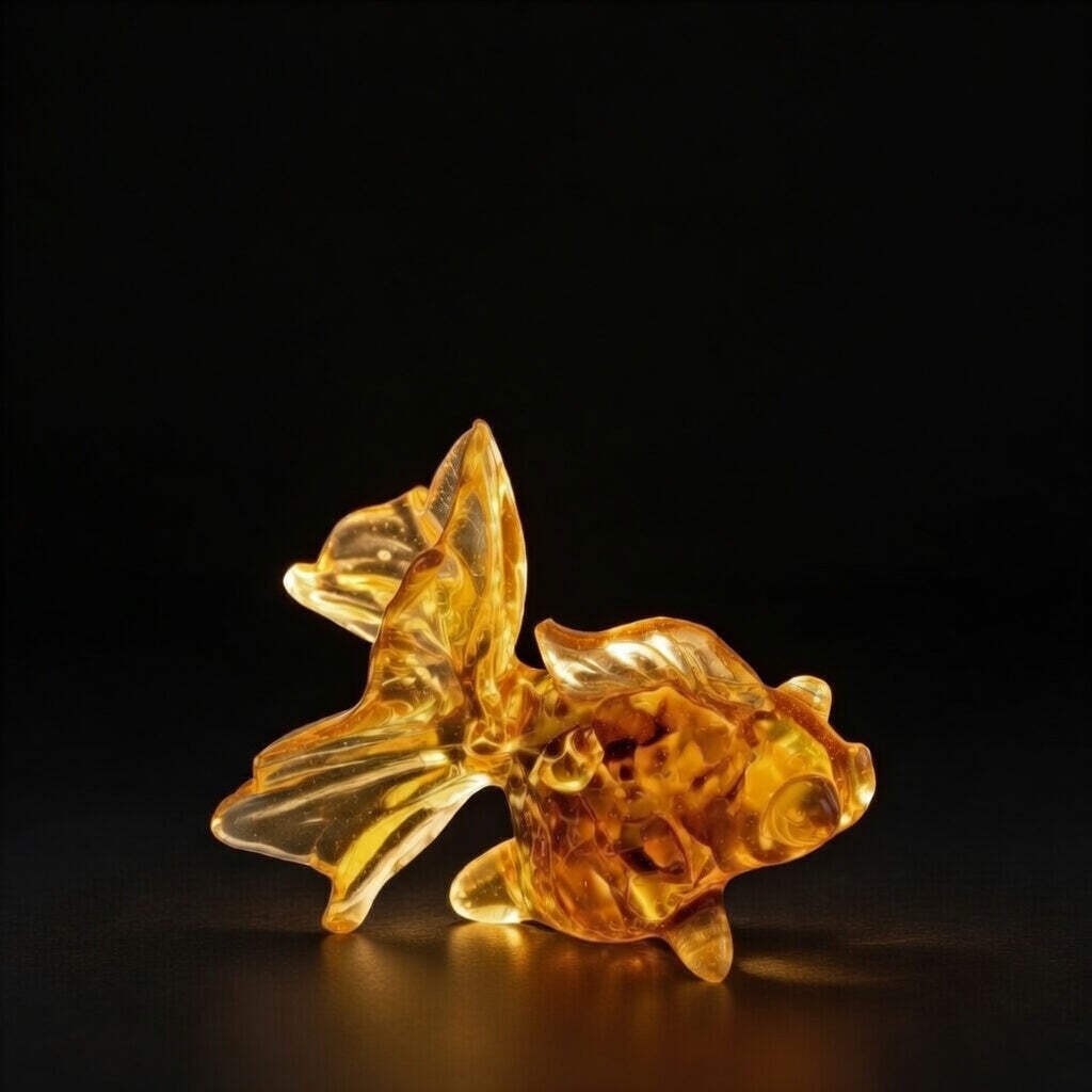 Made in USA Amber Goldfish