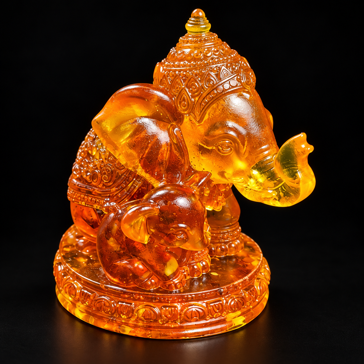 KIZIMA 11ELEPHANT08Q165-9-7-9 enlarged black background studio photo v2