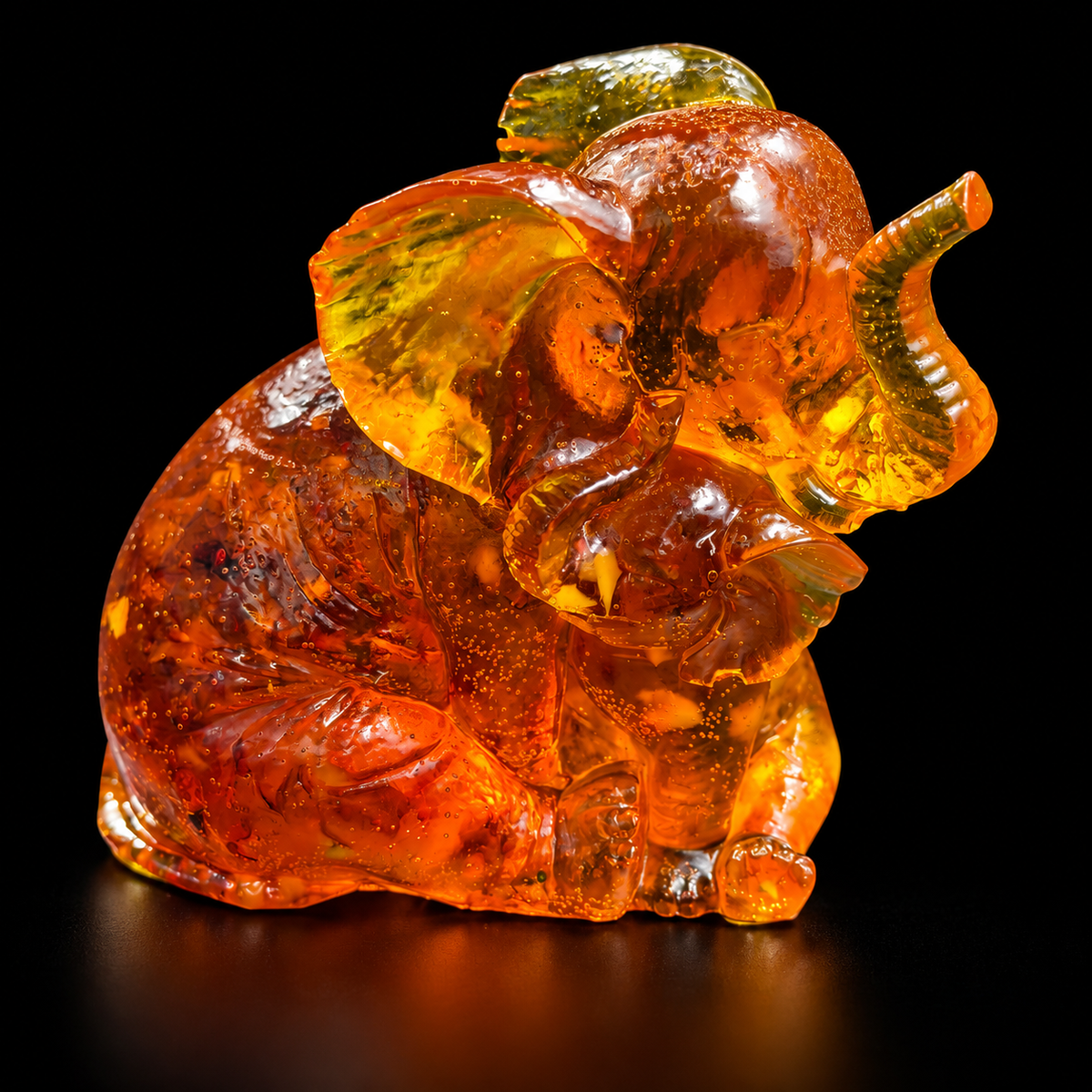KIZIMA 11ELEPHANT12Q130-9-6-7 enlarged black background studio photo v2