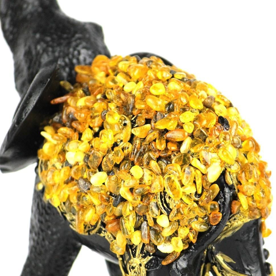 KIZIMA USA Handmade Baltic Amber Elephant Collection - Made in USA
