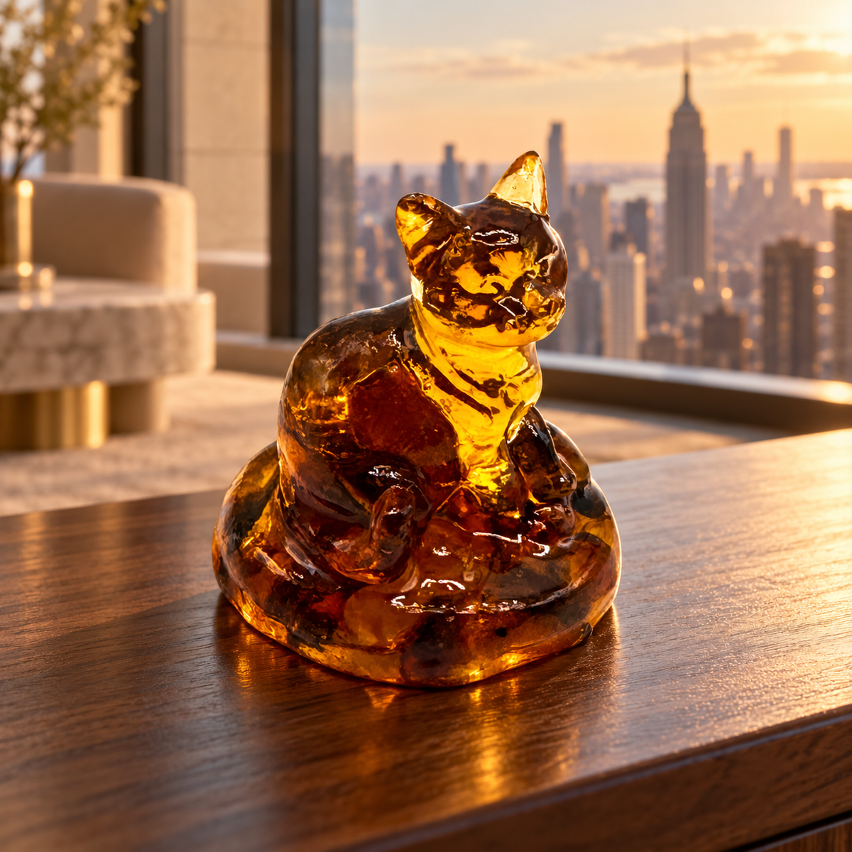 KIZIMA amber cat, interior nyc premium v2