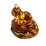 Original Baltic amber cat souvenir figurine, handmade by KIZIMA New York