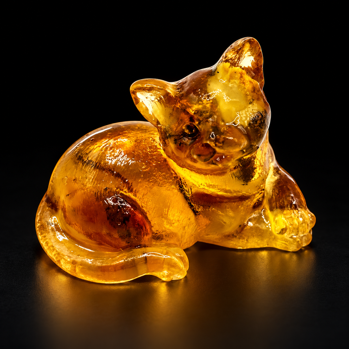 KIZIMA amber cat, black studio premium v2