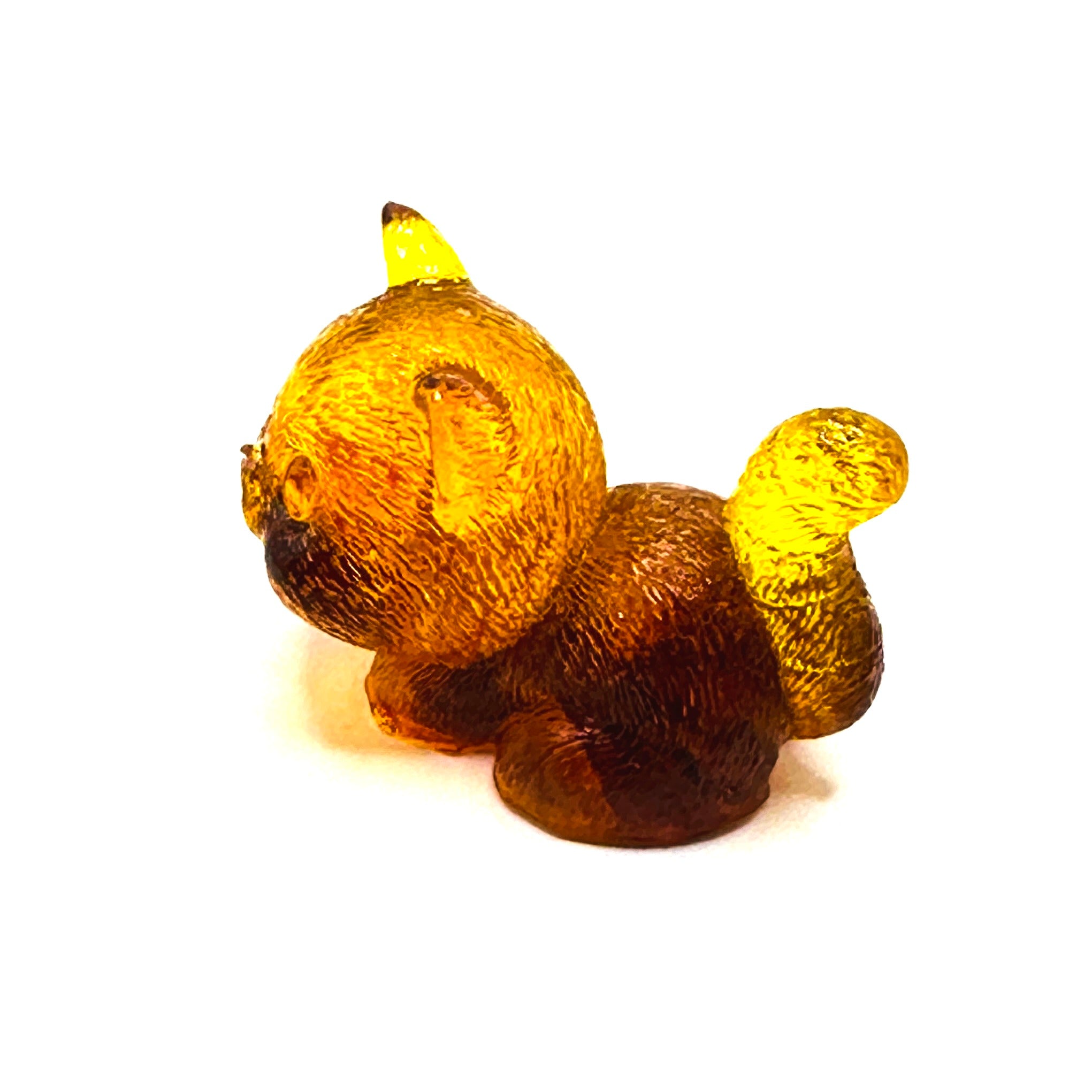 USA Handcrafted Amber Cat Statue Souvenir Collectible Figurine Home Decor KIZIMA