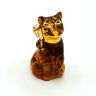 Baltic amber cat figurine souvenir, handmade by KIZIMA New York