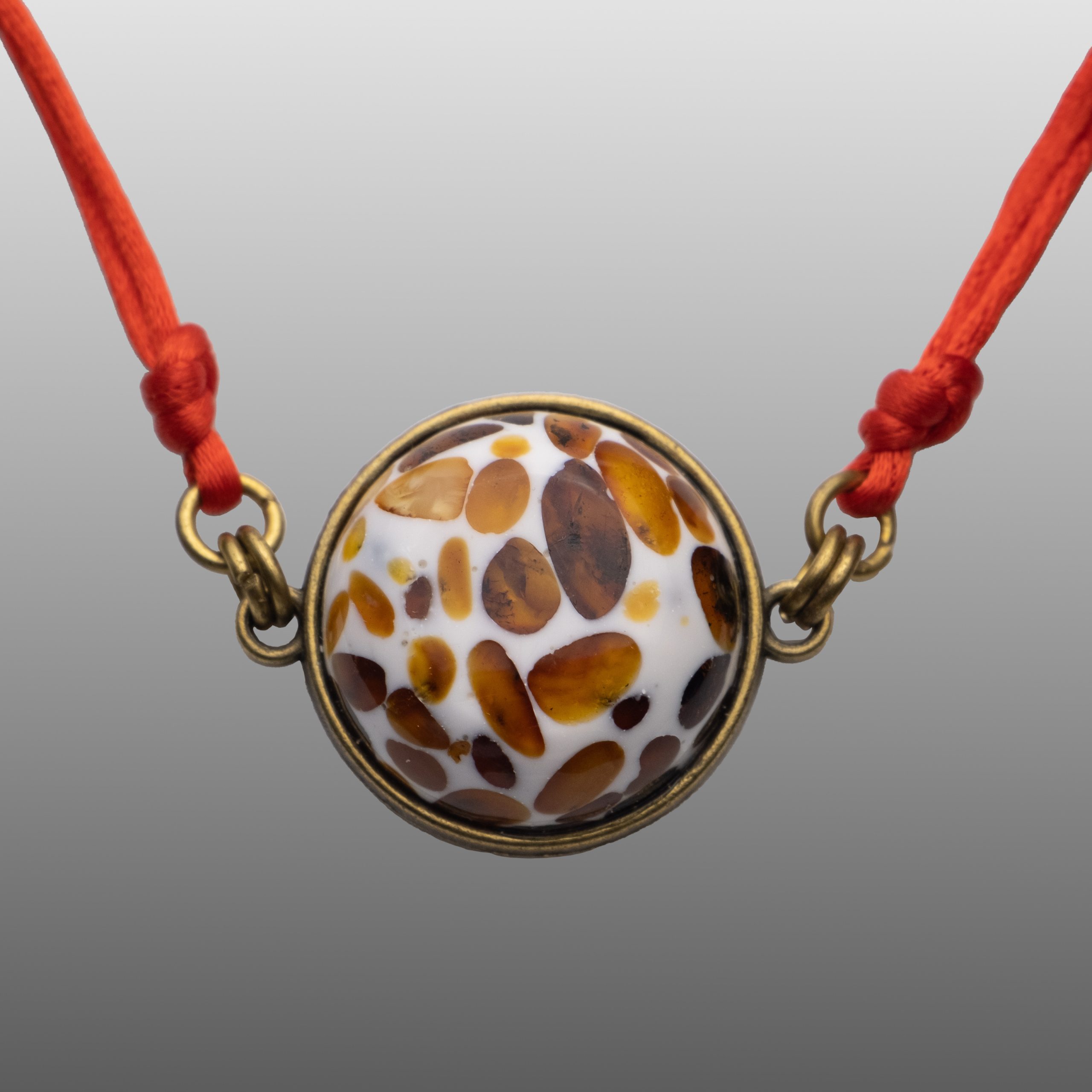 USA Handmade Amber Bracelet red thread amulet KIZIMA