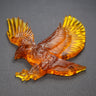 Flying Amber Eagle art by KIZIMA® — natural Baltic amber, 250th anniversary USA