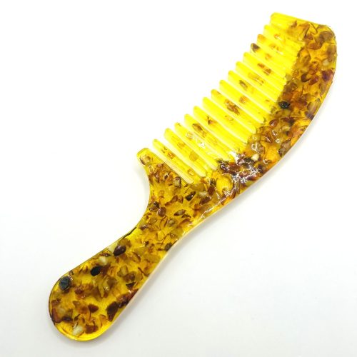 USA Handmade Baltic Amber Hair Comb | Gift for Women