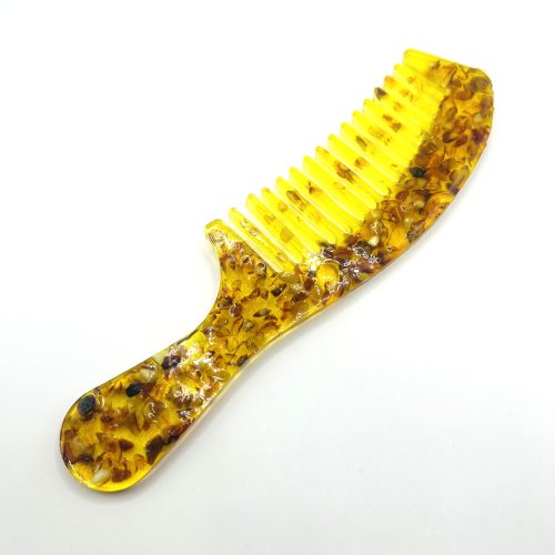 USA Handmade Baltic Amber Hair Comb | Gift for Women