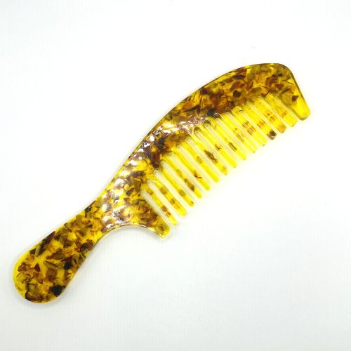 USA Handmade Baltic Amber Hair Comb | Gift for Women