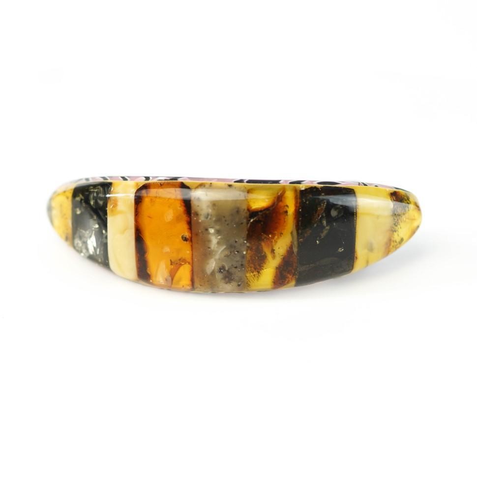 USA Handmade Hair pin Natural Baltic Amber KIZIMA