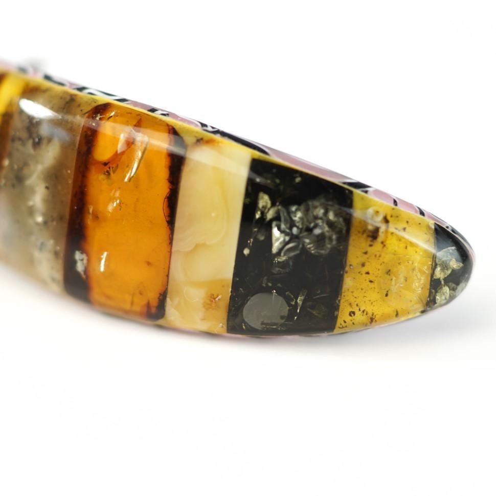 USA Handmade Hair pin Natural Baltic Amber KIZIMA