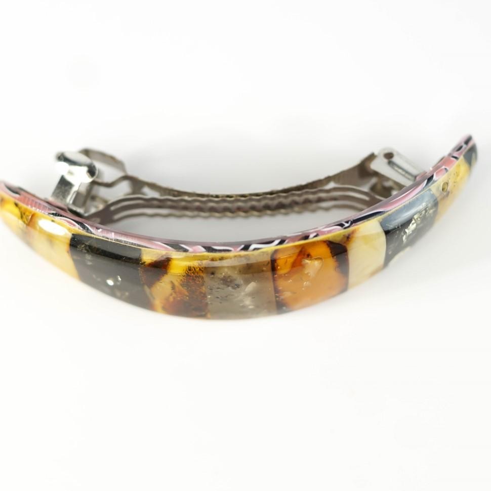 USA Handmade Hair pin Natural Baltic Amber KIZIMA
