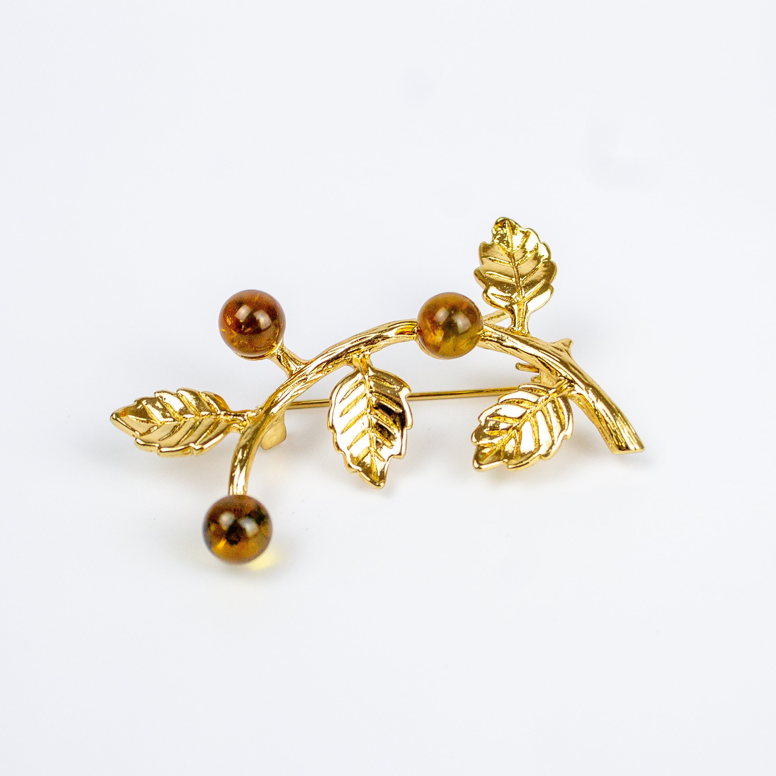 USA HANDMADE Amber Brooch Valentine's Day Gift KIZIMA