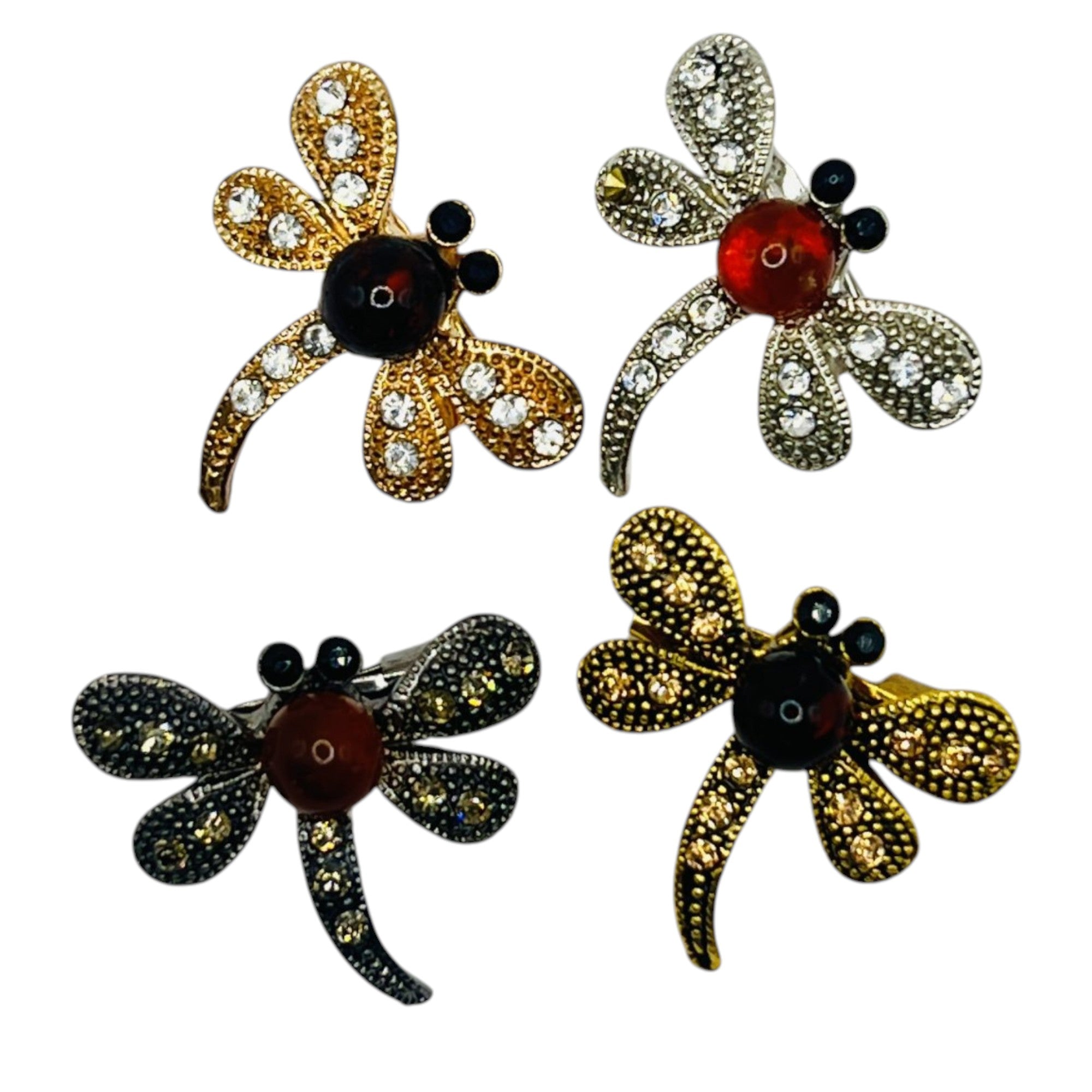 Broche libellule faite main en ambre de la Baltique – Cadeau élégant | KIZIMA USA