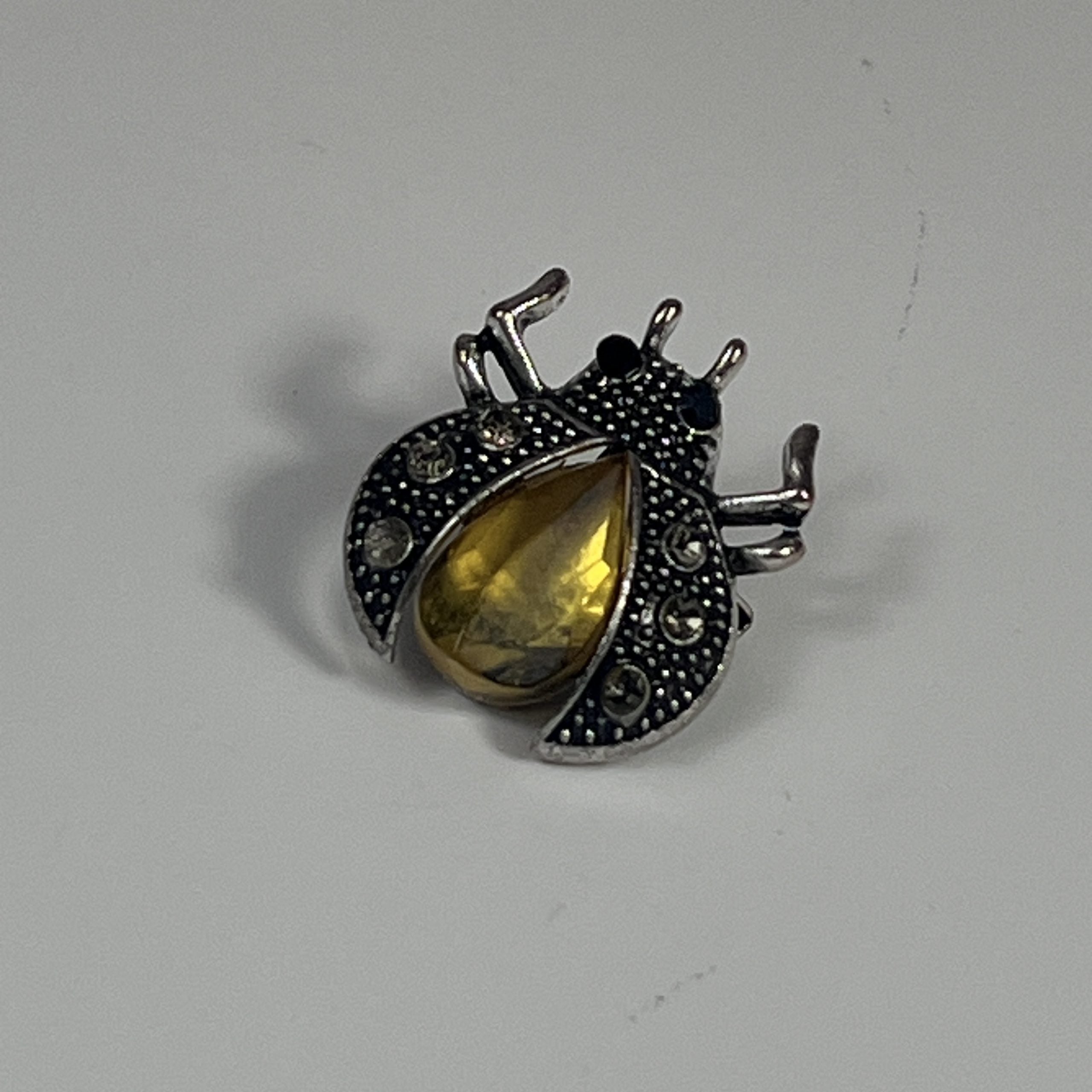 Broche Coccinelle Faite à la main USA Cadeau Ambre Saint Valentin KIZIMA