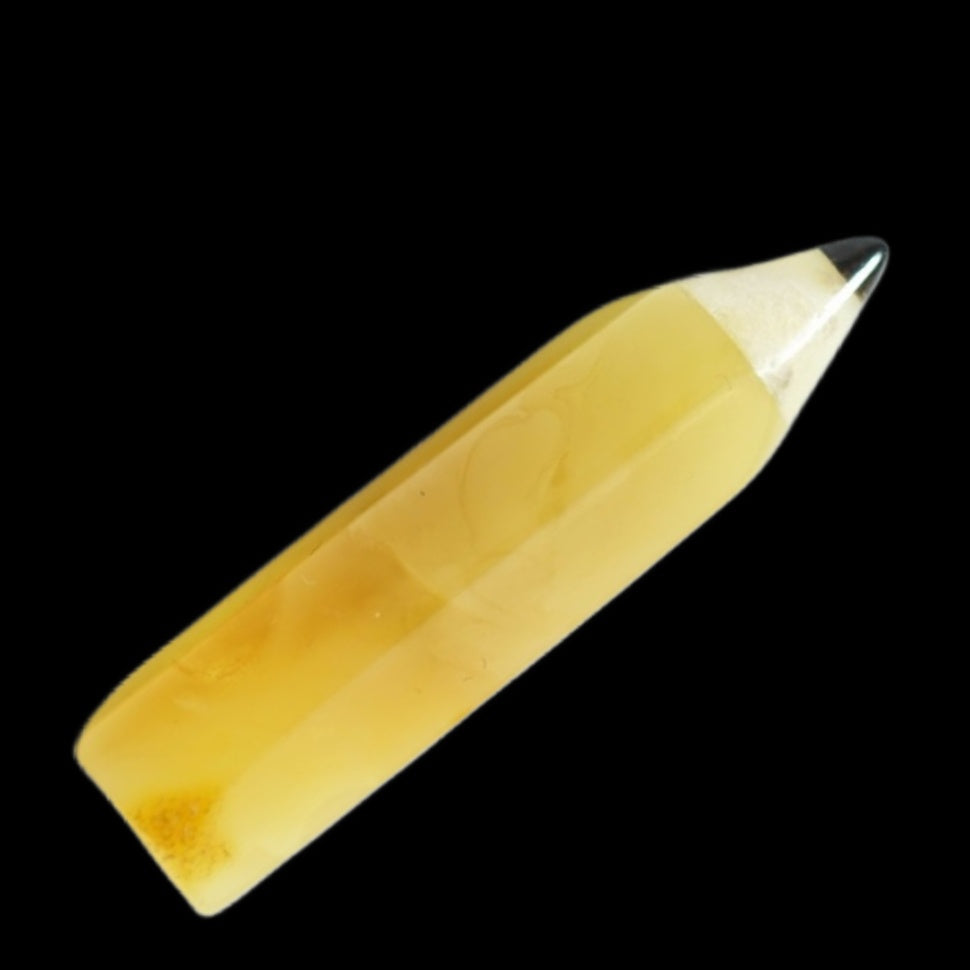 USA KIZIMA Handmade Amber pencil brooch original accessory Valentine's Day Gift