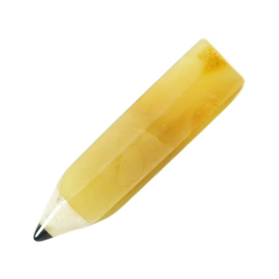 USA KIZIMA Handmade Amber pencil brooch original accessory Valentine's Day Gift