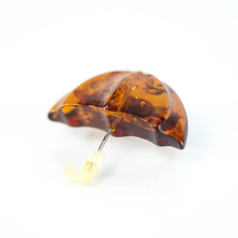 USA KIZIMA HANDMADE Amber Brooch for women Umbrella Valentine's Day Gift