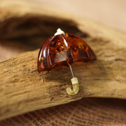 USA KIZIMA HANDMADE Amber Brooch for women Umbrella Valentine's Day Gift