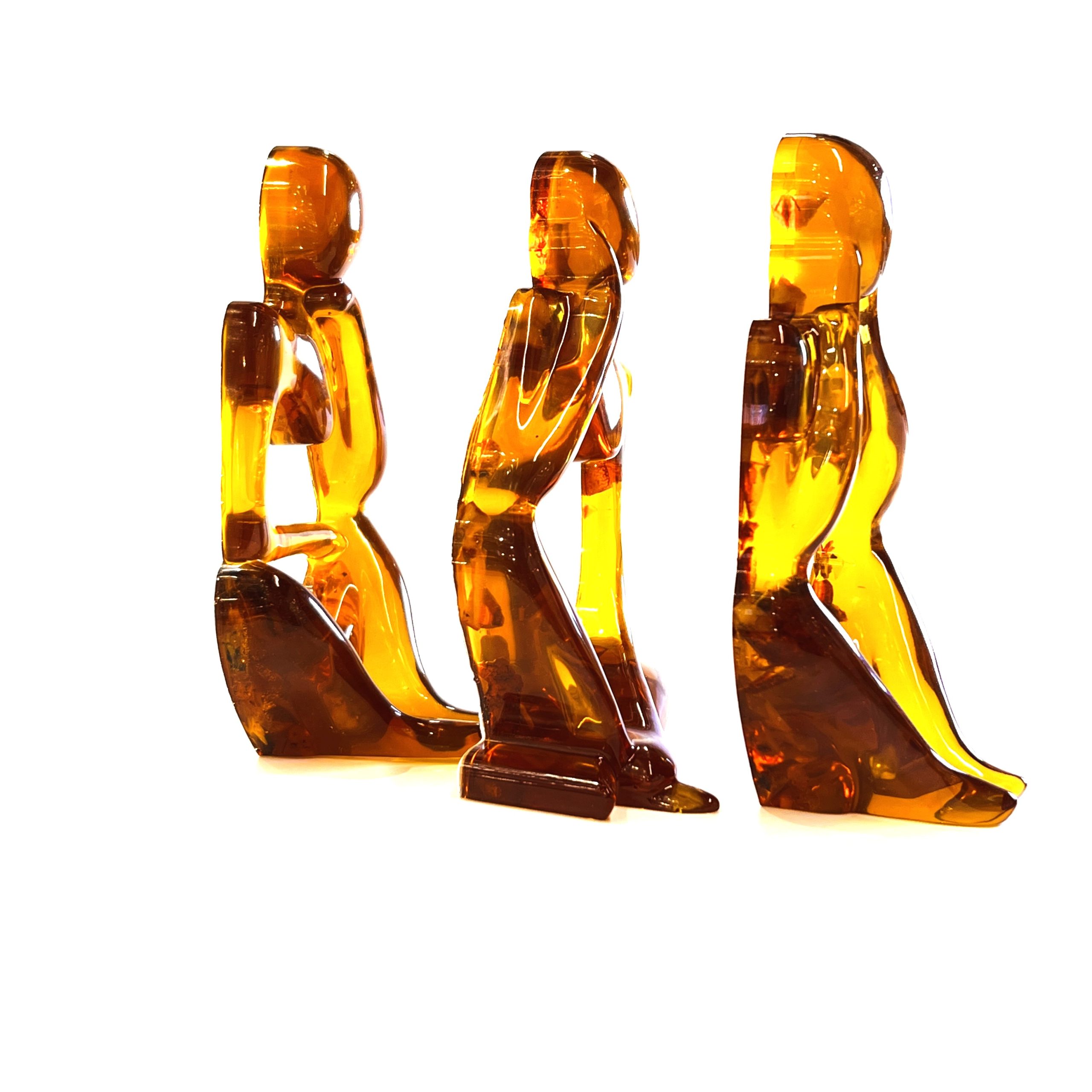 USA HANDMADE KIZIMA Figurine Girl  Amber