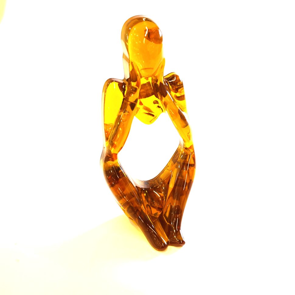 USA HANDMADE KIZIMA Figurine Girl  Amber