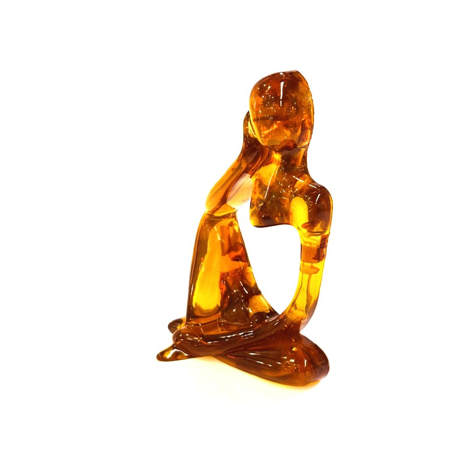 USA HANDMADE KIZIMA Figurine Girl  Amber
