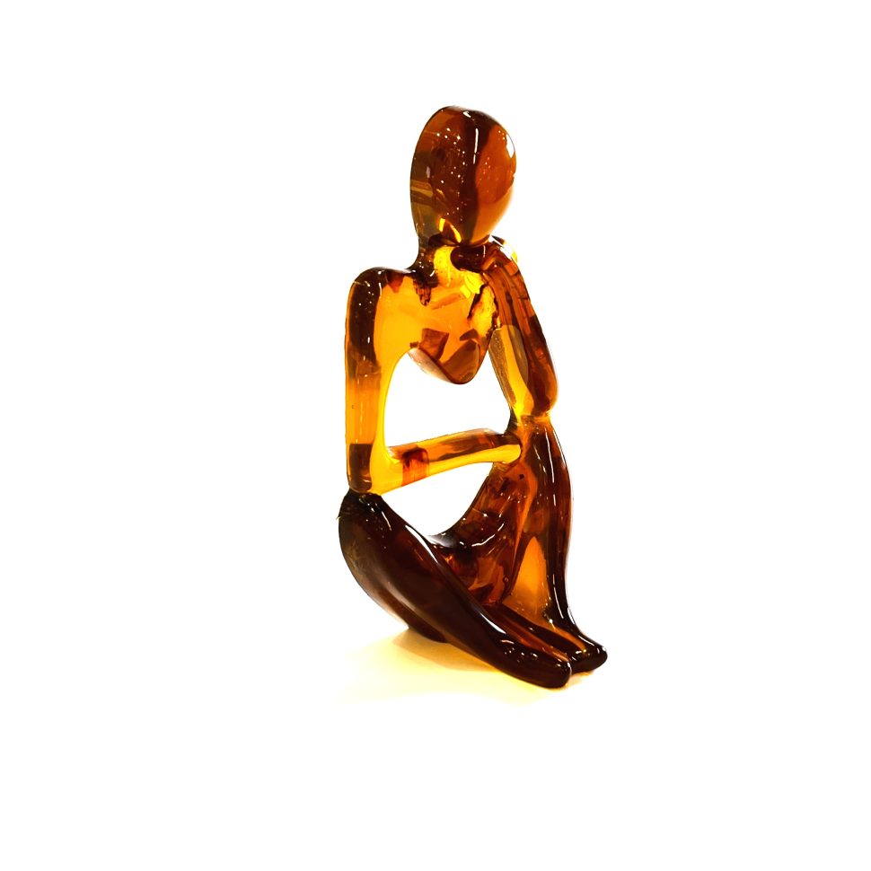 USA HANDMADE KIZIMA Figurine Girl  Amber