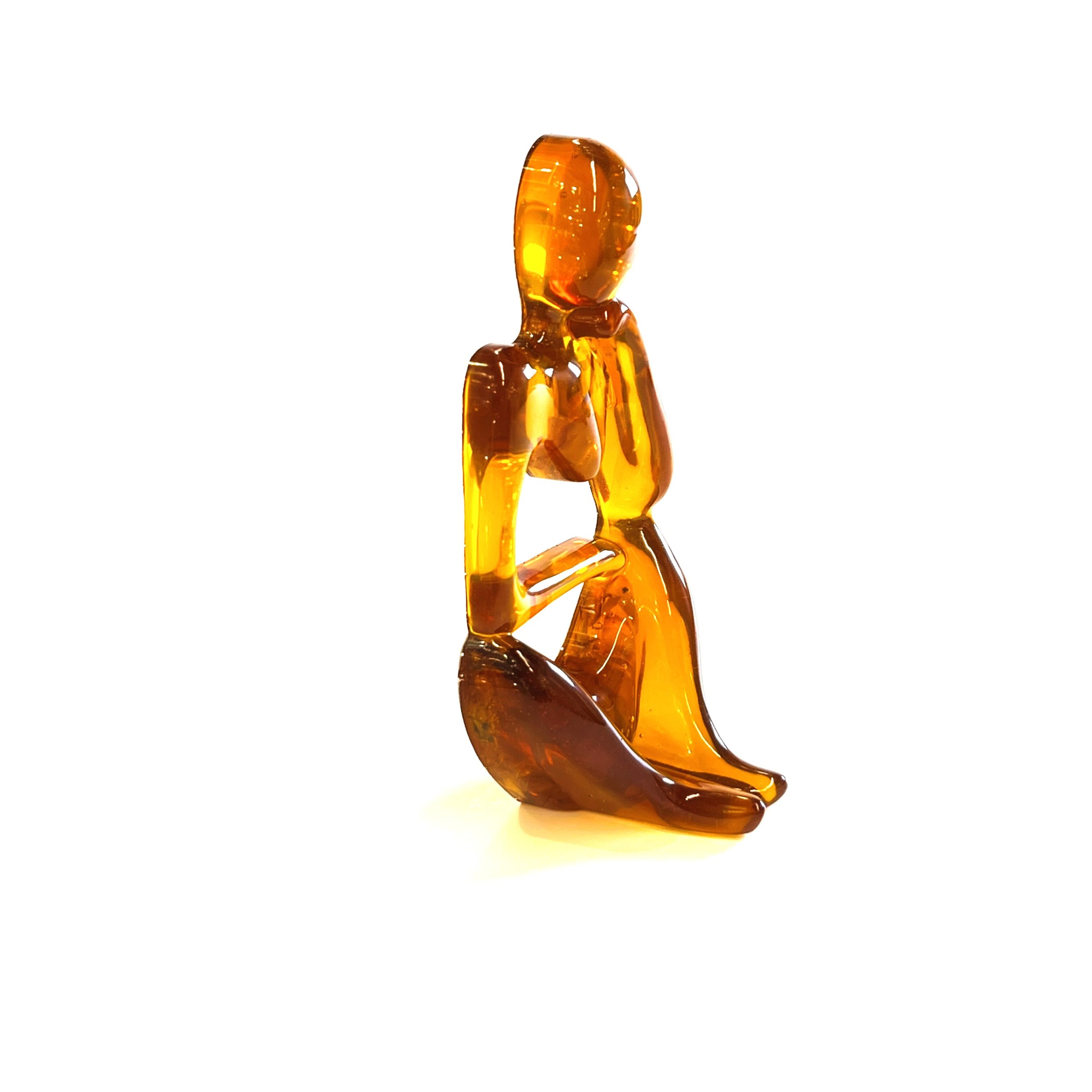 USA HANDMADE KIZIMA Figurine Girl  Amber