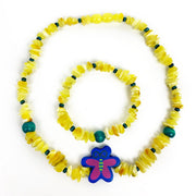 USA KIZIMA Handmade Necklace Natural amber with bracelet
