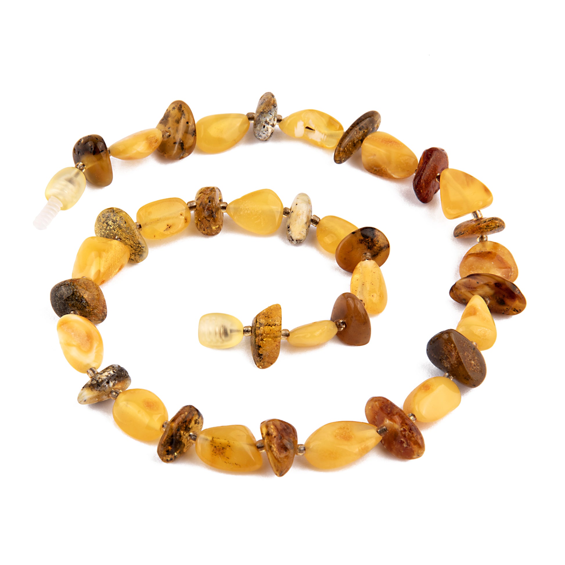 Baltic amber choker necklace, handmade by KIZIMA New York