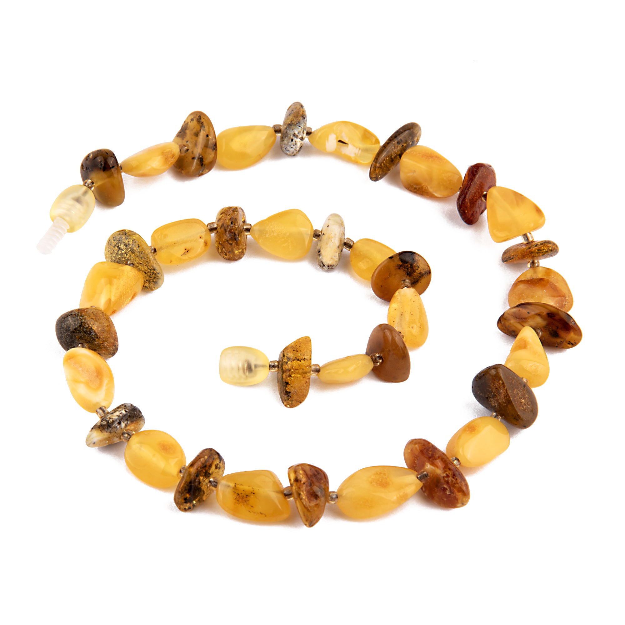 Baltic amber choker necklace, handmade by KIZIMA New York