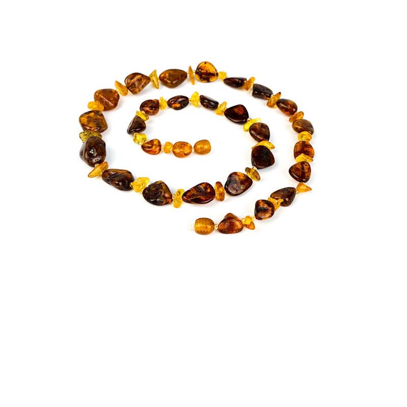 USA KIZIMA Handmade NECKLACE Amber 50 cm for women Gift