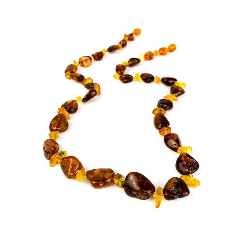 USA KIZIMA Handmade NECKLACE Amber 50 cm for women Gift