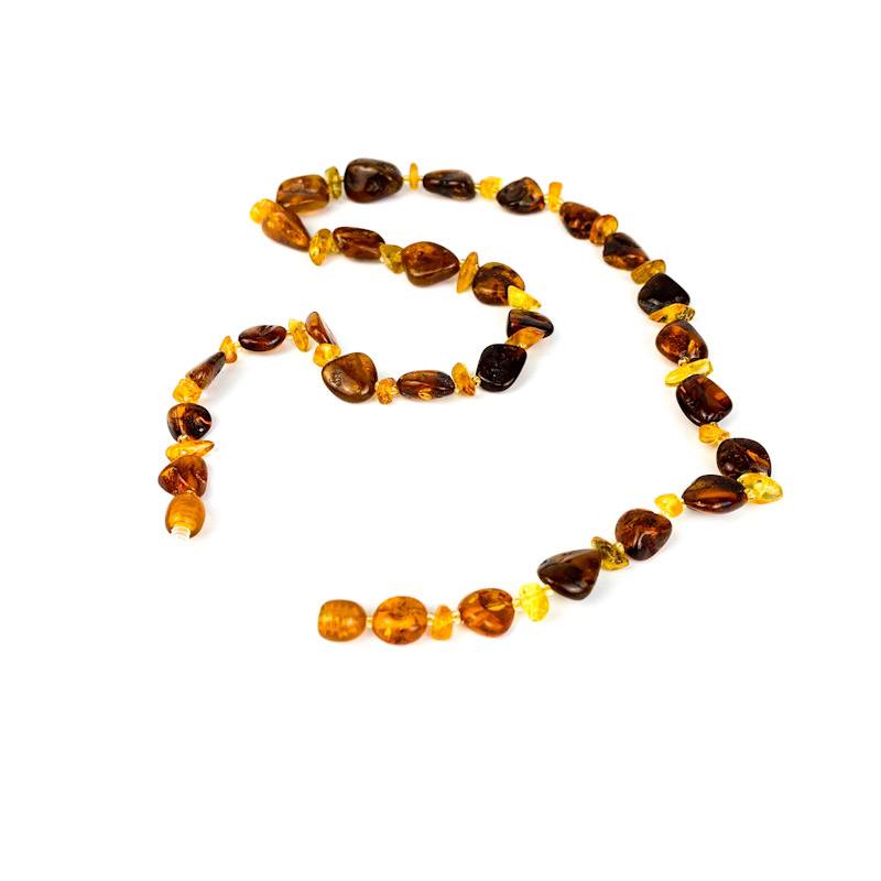 USA KIZIMA Handmade NECKLACE Amber 50 cm for women Gift