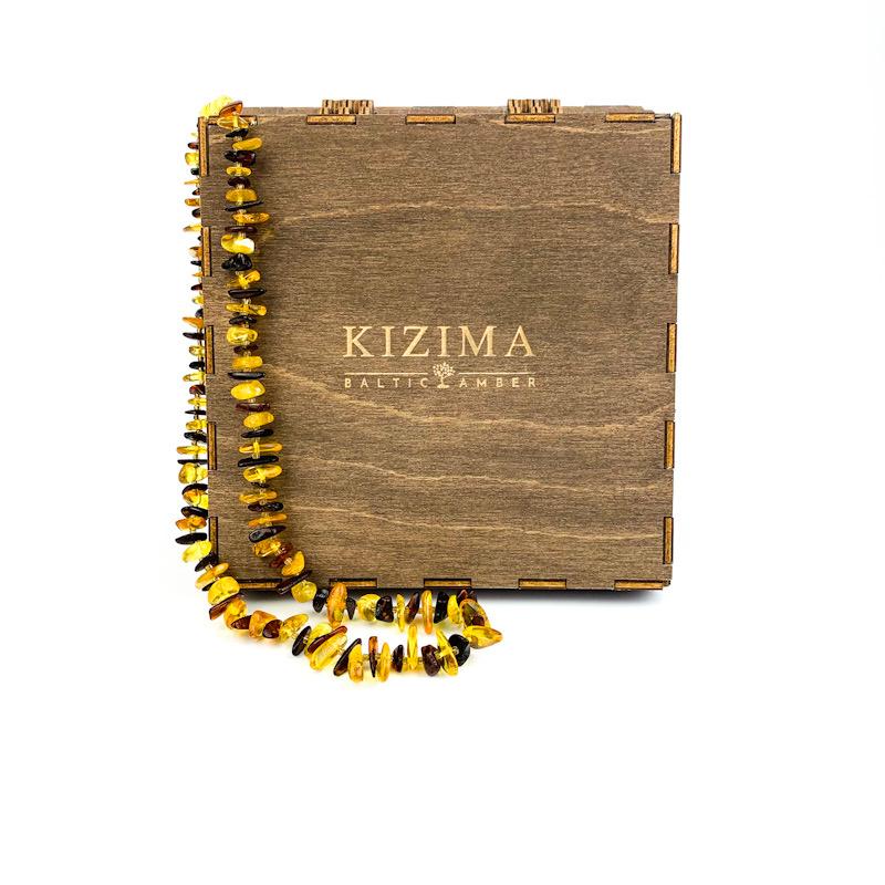 USA KIZIMA Handmade Necklace Natural Baltic Amber