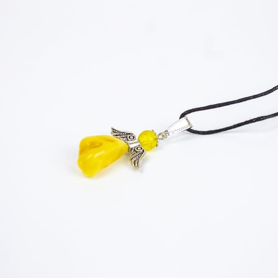 USA Handmade Angel Pendant Natural Baltic Amber KIZIMA