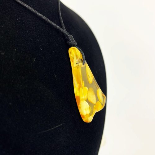 Made in USA Handmade Pendant Natural Baltic Amber Gift KIZIMA