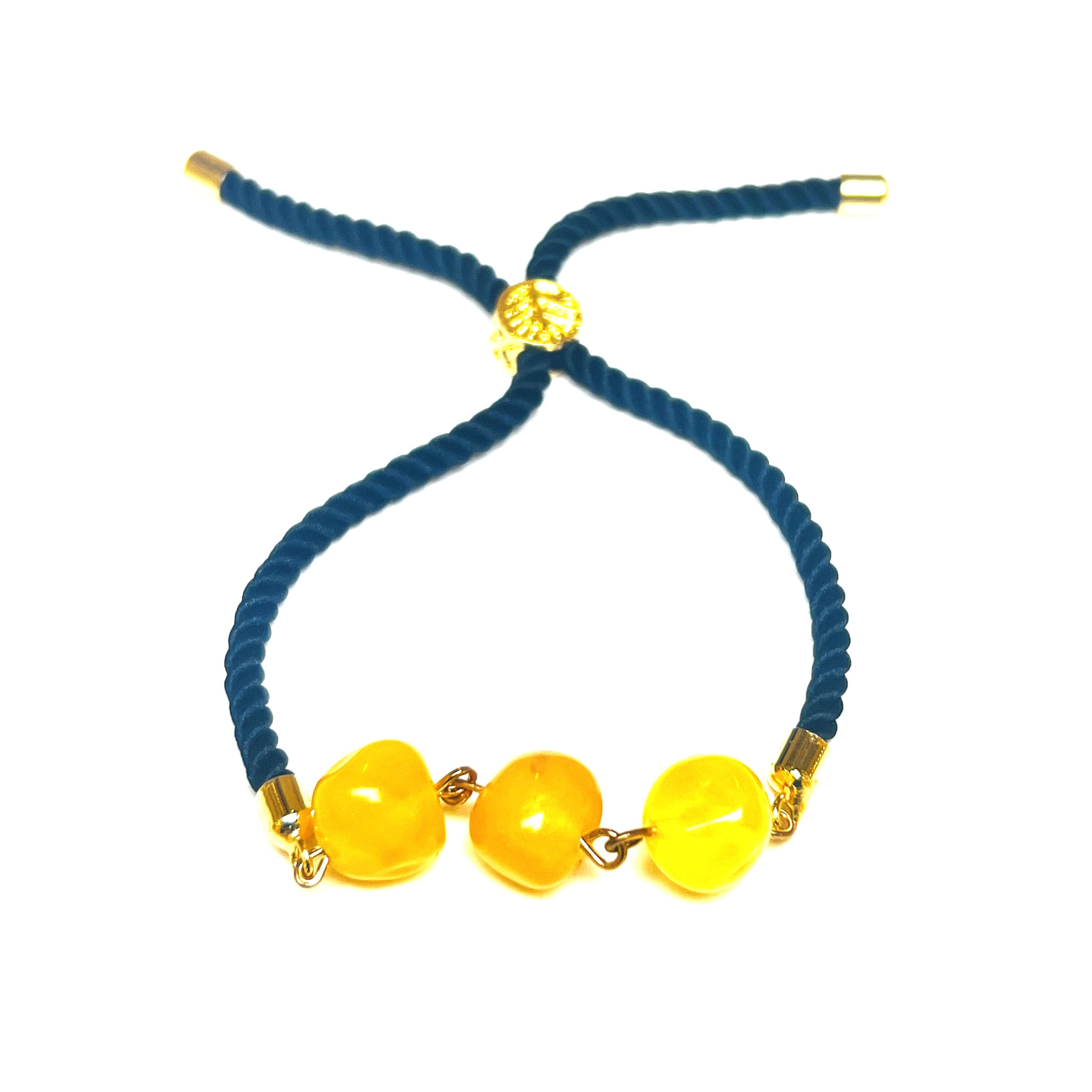 USA Handmade Bracelet adjustable size Baltic amber KIZIMA