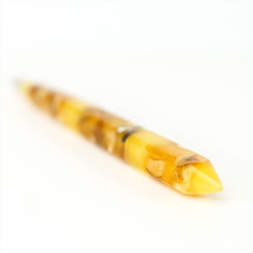 USA KIZIMA HANDMADE Pen From Natural Baltic Amber - Gift for Father's Day