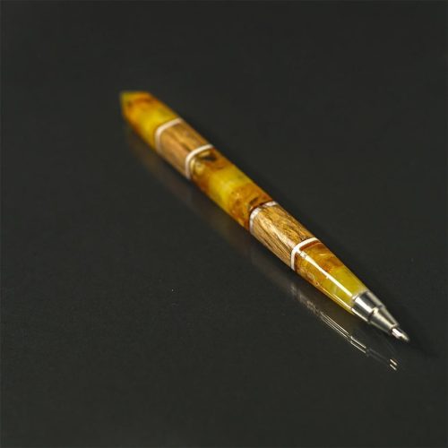 Luxury Gift Amber & Bog Oak Pen – KIZIMA USA
