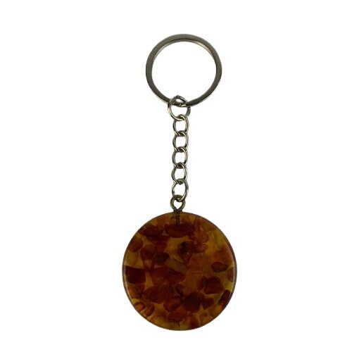 KIZIMA USA Handmade Baltic Amber Keychain Scorpio Zodiac Sign Gift 2026