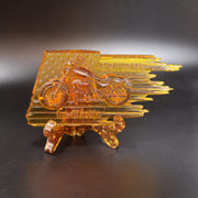Amber Motorcycle Statue