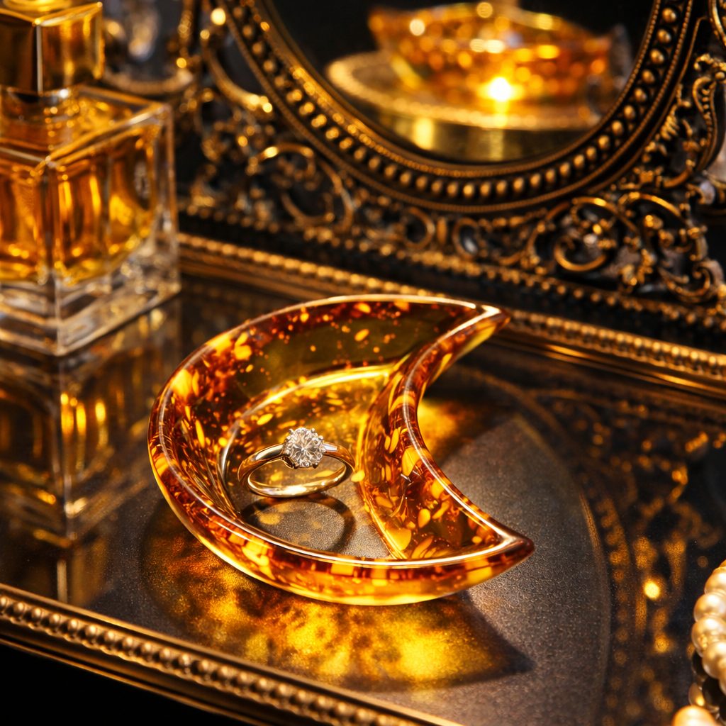 Amber Moon Desktop Organizer