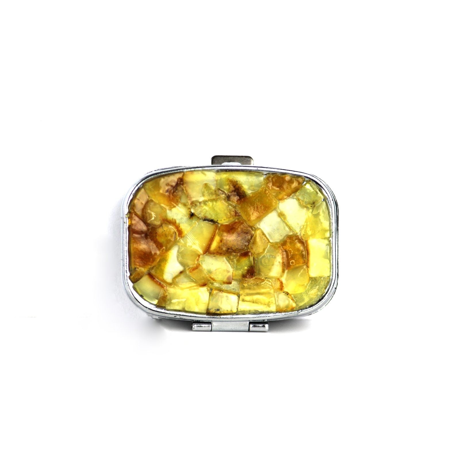 USA  Handmade Jewelry mini Box for Women Natural Baltic Amber KIZIMA