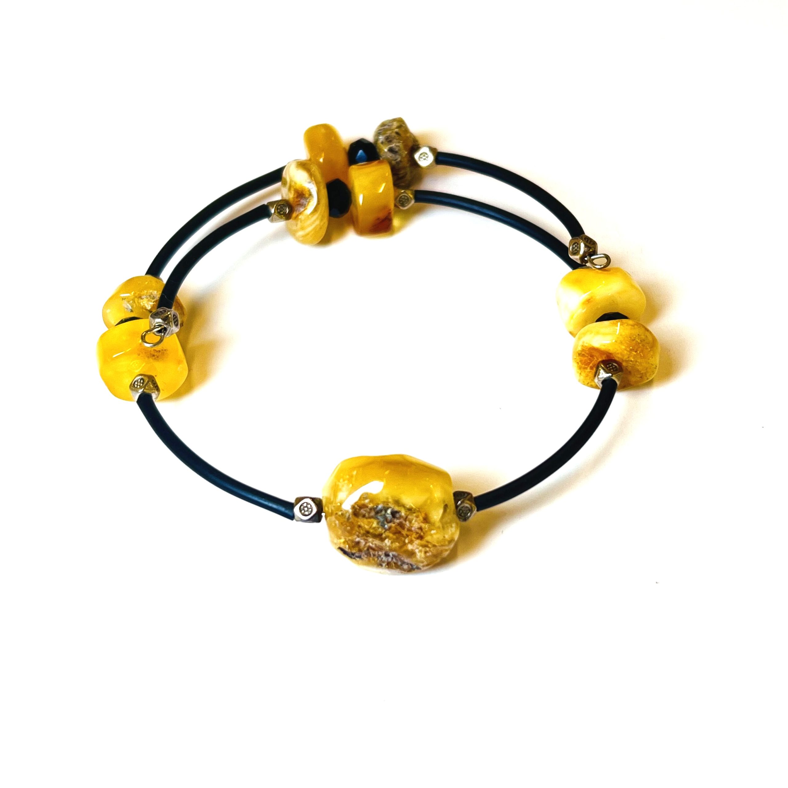 USA Handmade Natural Amber Bracelet for her bracelet for him KIZIMA
