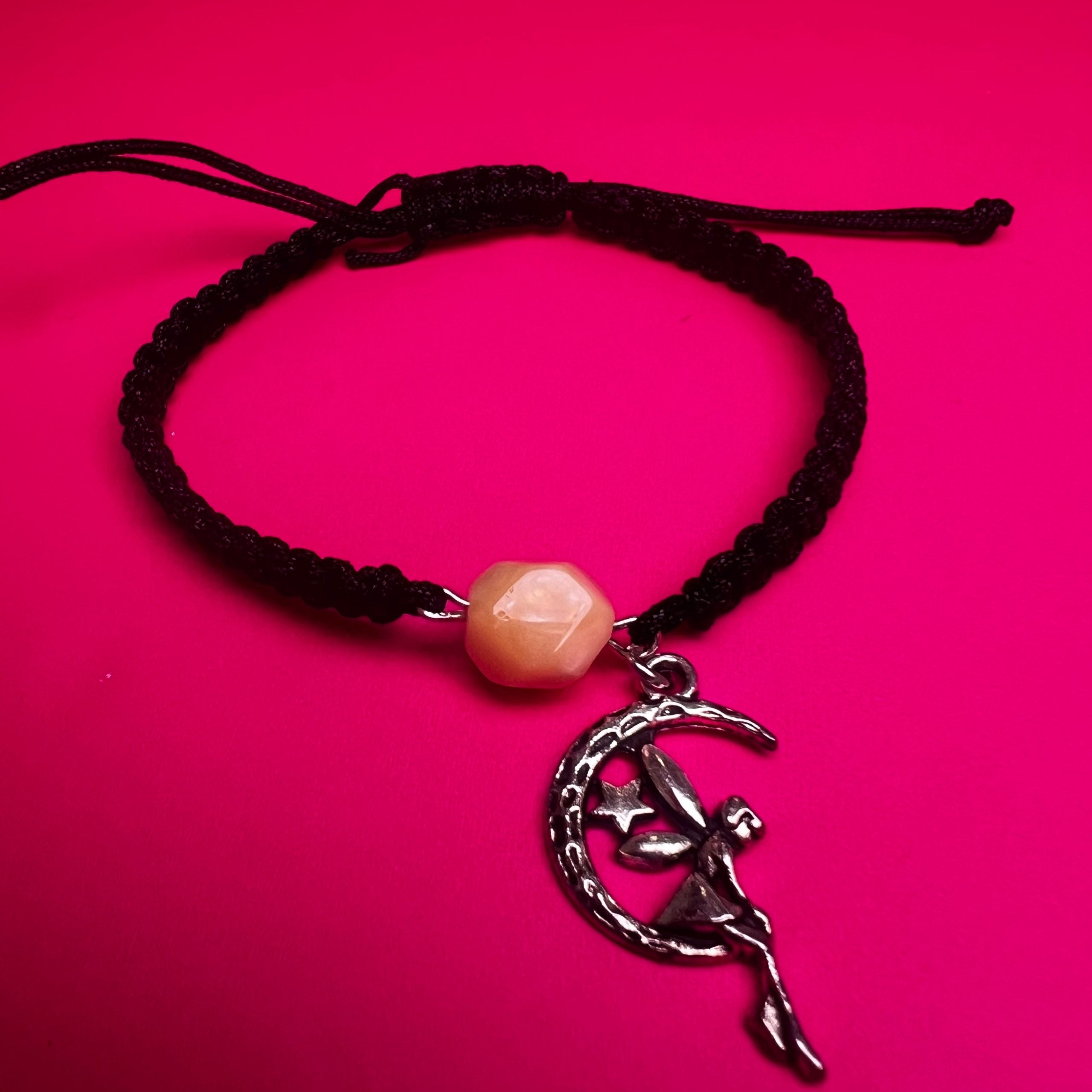 USA Bracelet fait main Amulette Lune Ambre Naturel de la Baltique KIZIMA