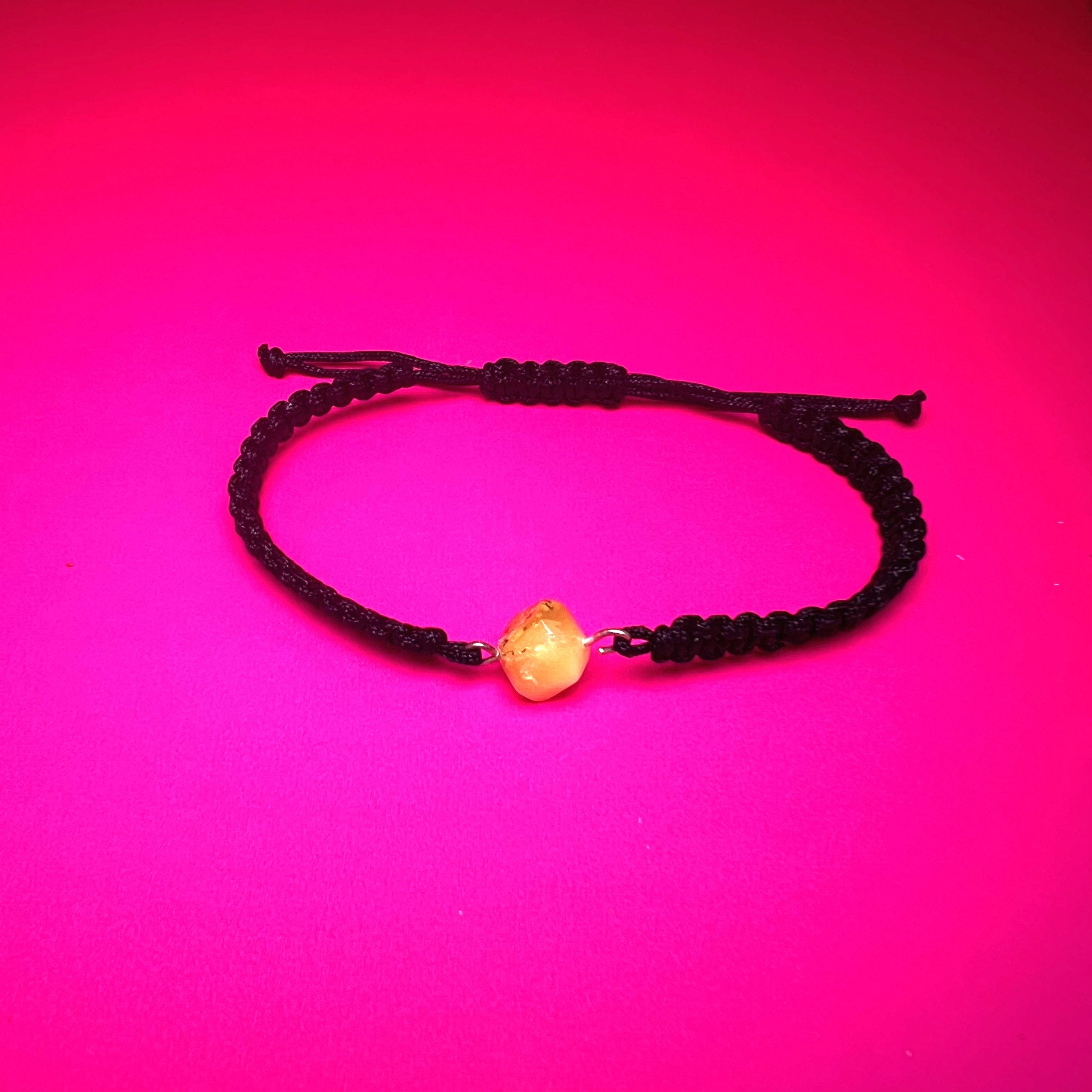 Bracelet réglable en ambre de la Baltique fait à la main USA KIZIMA